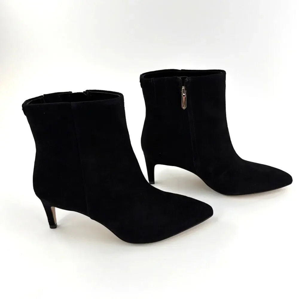Sam Edelman Women's Black Suede Signature Collection Ukie Bootie Size 8M